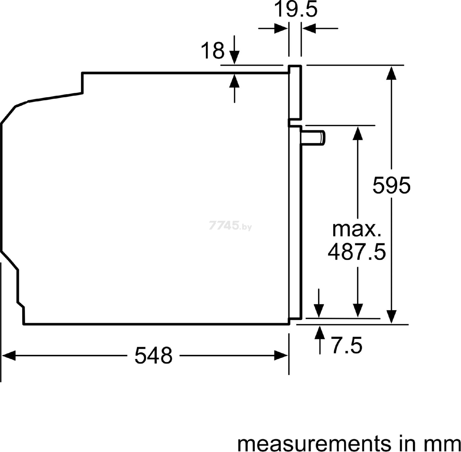 Шкаф духовой электрический BOSCH HBG675BS1 - Фото 7